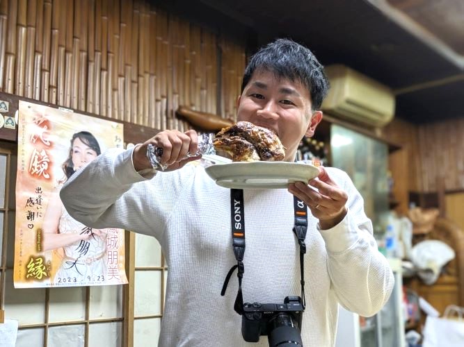 お肉を食べる人